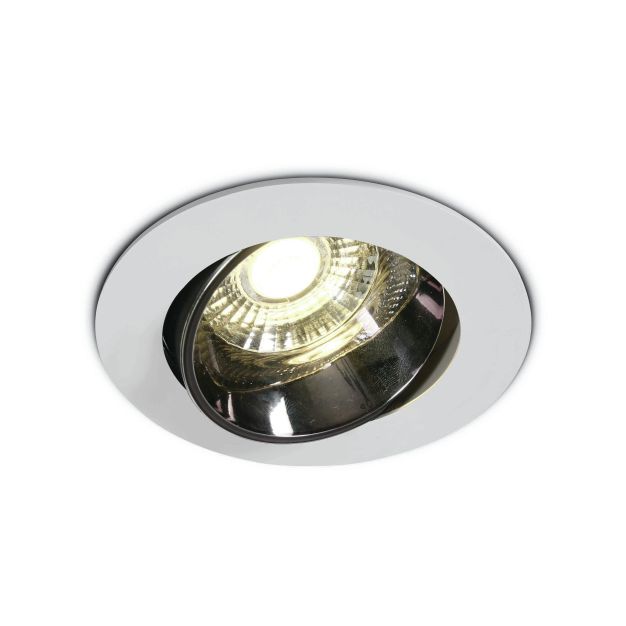 ONE Light Dark Mirror Reflector - spot encastré - Ø 95 mm, Ø 85 mm encastrable - 10W LED inclus - blanc