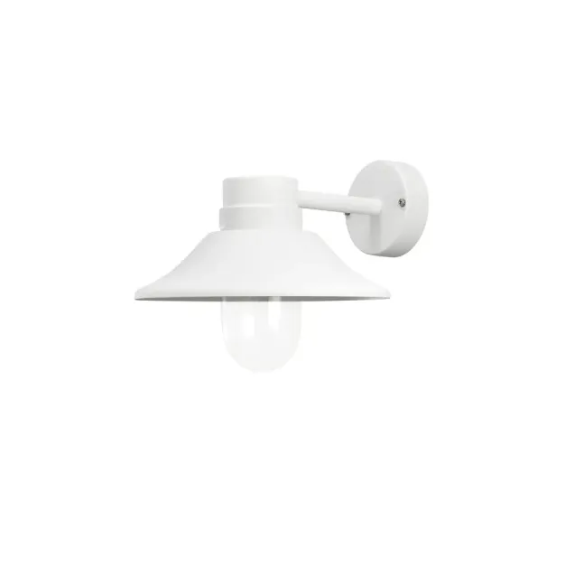 Konstsmide Vega - applique murale extérieure - 29 x 36 x 26,5 cm - IP54 - blanc