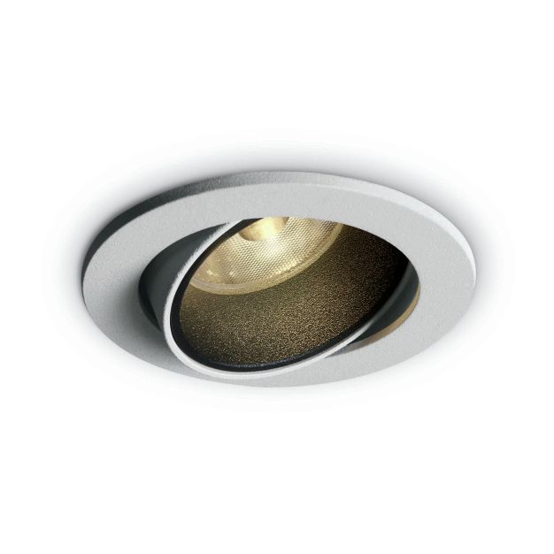 ONE Light Anneaux interchangeables - spot encastré - Ø 85 mm, Ø 76 mm encastré - 7W LED dimmable inclus - blanc