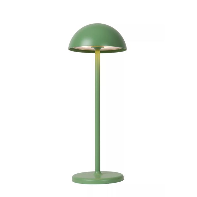 Lucide Joy - lampe de table rechargeable - Ø 12 x 32 cm - 1,5W LED dimmable inclus - IP54 - vert