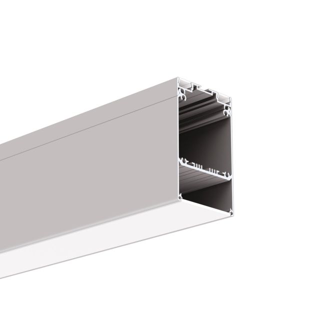 KLUS DES - Profilé LED - 8,3 x 4,6 cm - argent anodisé