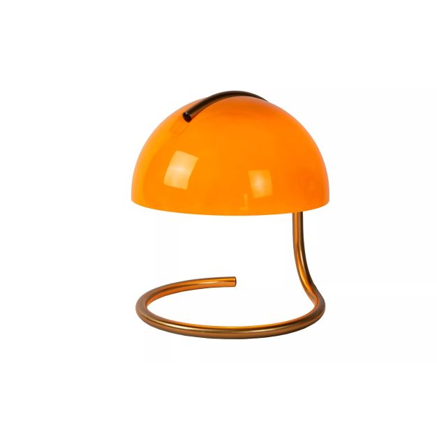 Lucide Cato - lampe à poser - Ø 23,5 x 25 cm - orange