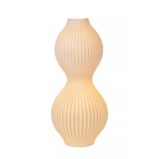 Lucide Momoro - lampe à poser - 17,8 x 40,2 cm - blanc