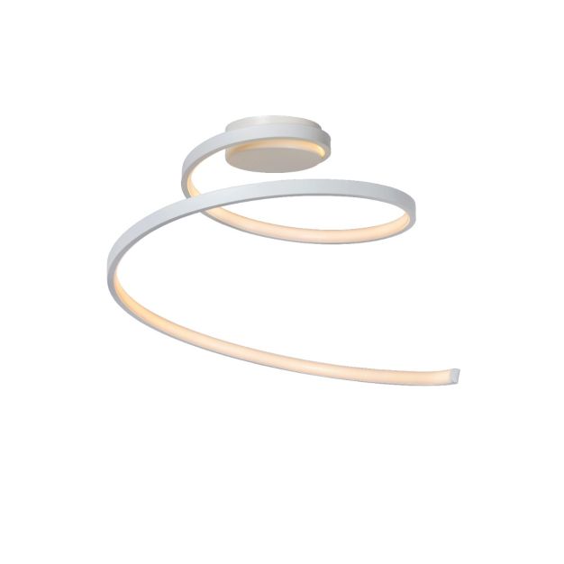 Lucide Maxence - Ø 46 x 35 cm - 24W LED inclus - 3 niveaux de gradation - blanc