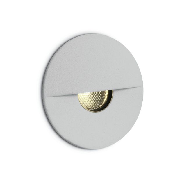 ONE Light Indoor/Outdoor Decorative Wall Recessed - applique murale encastrée - Ø 4,2 x 3,7 cm - 1W dimmable LED inclus - IP65 - blanc
