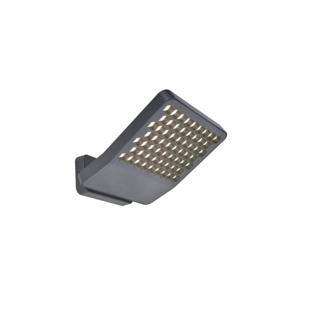 Lutec Atlantis - projecteur - 22,2 x 20,1 x 10,8 cm - 24W LED incl. - IP54 - gris foncé