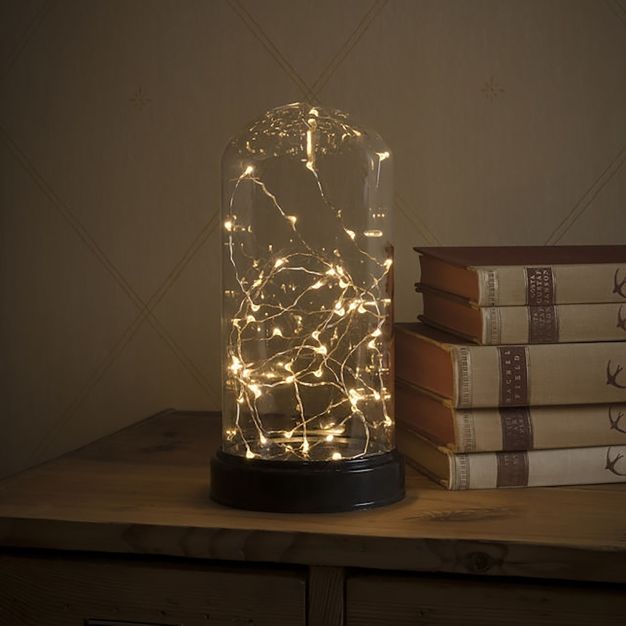 Konstsmide - arche décorative en verre - Ø 11,5 x 23 cm - noir