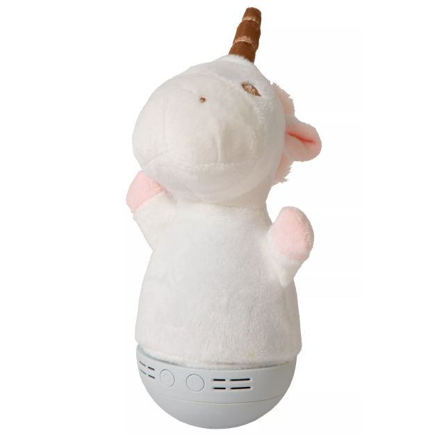 Lucide Dolly - lampe de table à piles - 9,5 x 11,5 x 20 cm - 3W LED RGB inclus - blanc