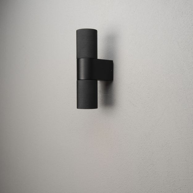 Konstsmide Temi Up/Down - applique murale extérieure - 6,5 x 11,5 x 23,5 cm - IP54 - noir