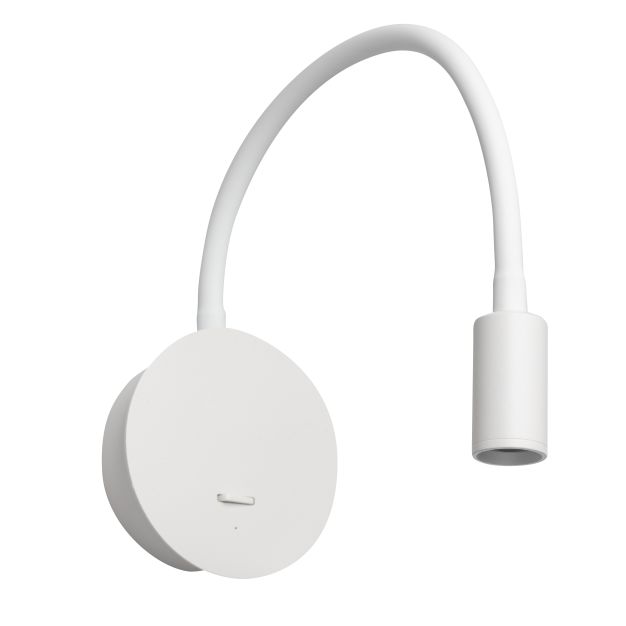 ETH Wiflex - applique murale - Ø 2,3 x 8 cm - LED dimmable 3W inclus - blanc