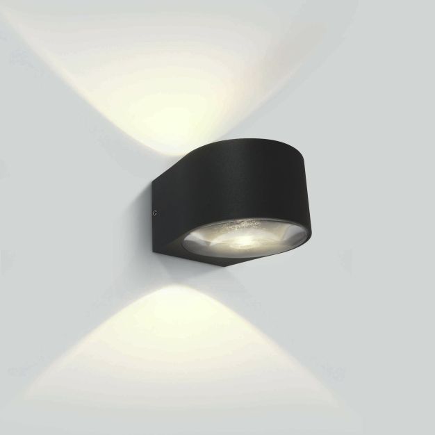 ONE Light Appliques intérieures/extérieures - plafonnier/applique extérieure - 12,2 x 10,7 x 7,6 cm - 2 x 6W LED inclus - IP65 - anthracite