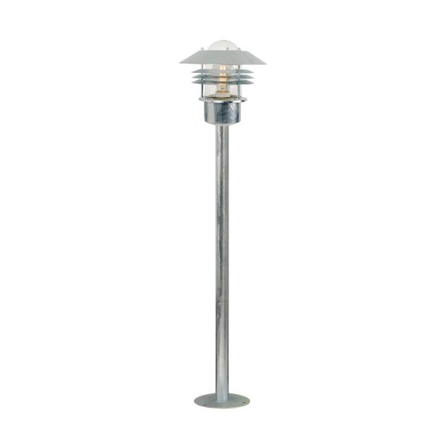 Nordlux Vejers - poteau de jardin - Ø 22 x 92 cm - IP54 - acier galvanisé