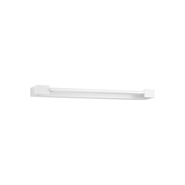 Nova Luce Arga - applique murale - 60 x 4,2 x 10 cm - 17W LED inclus - IP44 - blanc sablé
