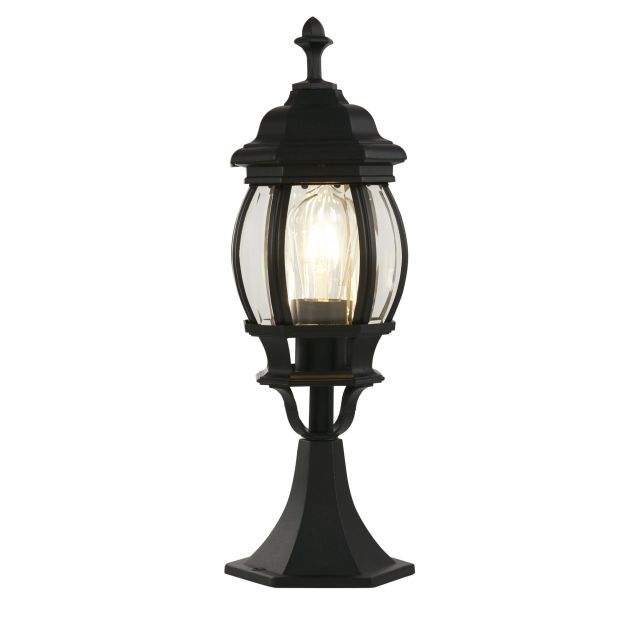 Searchlight Bel Aire - lampe de socle - Ø 17 x 50 cm - IP23 - noir