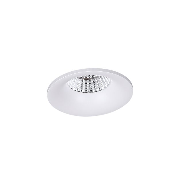 Maxlight Arya - spot encastré - Ø 90 mm, Ø 76 mm encastré - 8W LED dimmable inclus - blanc