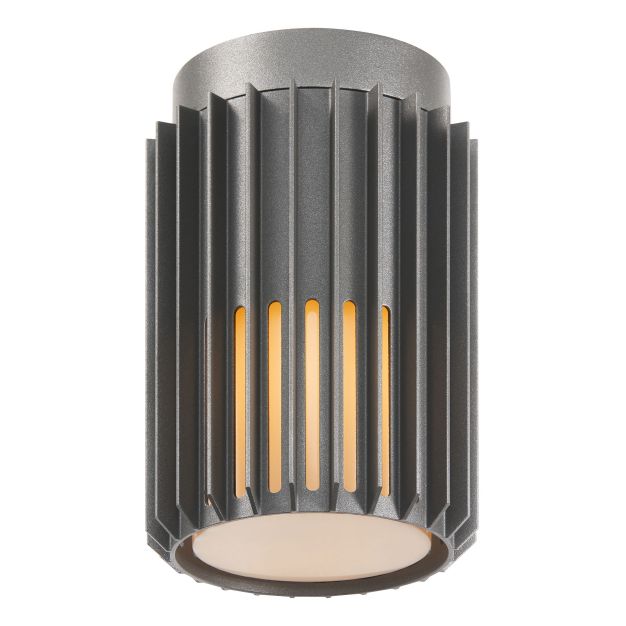 Nova Aludra -  plafonnier d'extérieur - Ø 12,4 x 18,8 cm - IP54 - anthracite