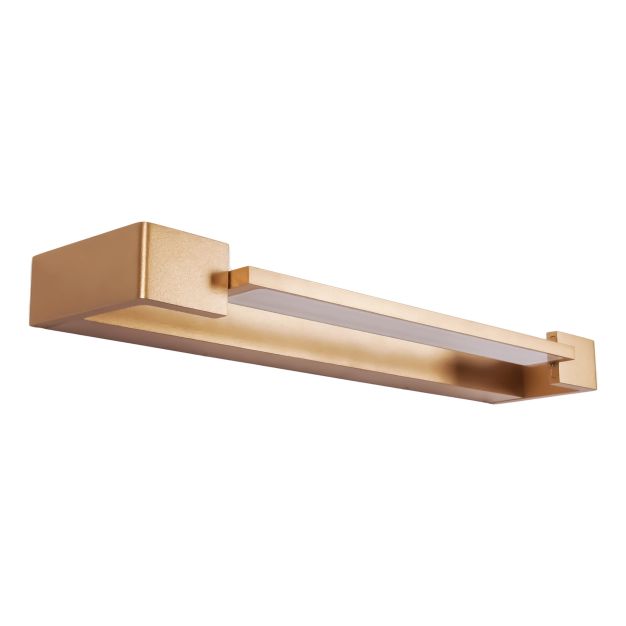 Maxlight Flink - applique murale - 45 x 10 x 4 cm - 12W LED inclus - IP44 - or