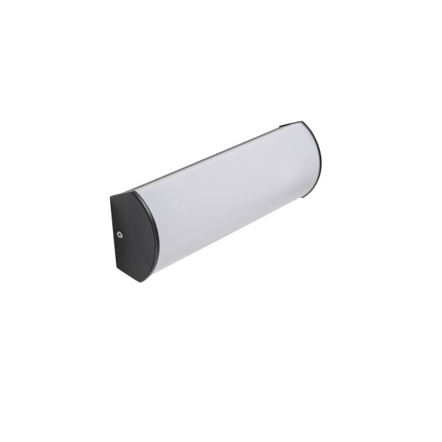 Artdelight Bella - lampe de salle de bains - 30 x 5,6 x 9,4 cm - 6W LED inclus - IP44 - noir