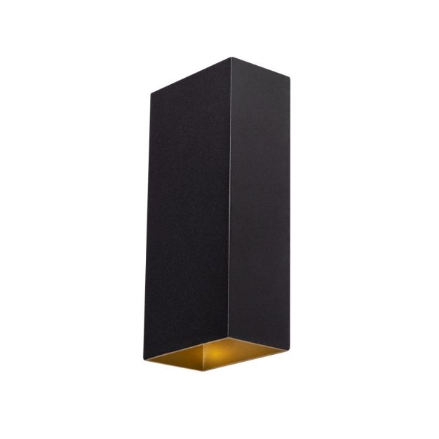 ETH David - applique murale - 11,7 x 7,7 x 24,3 cm - noir et or