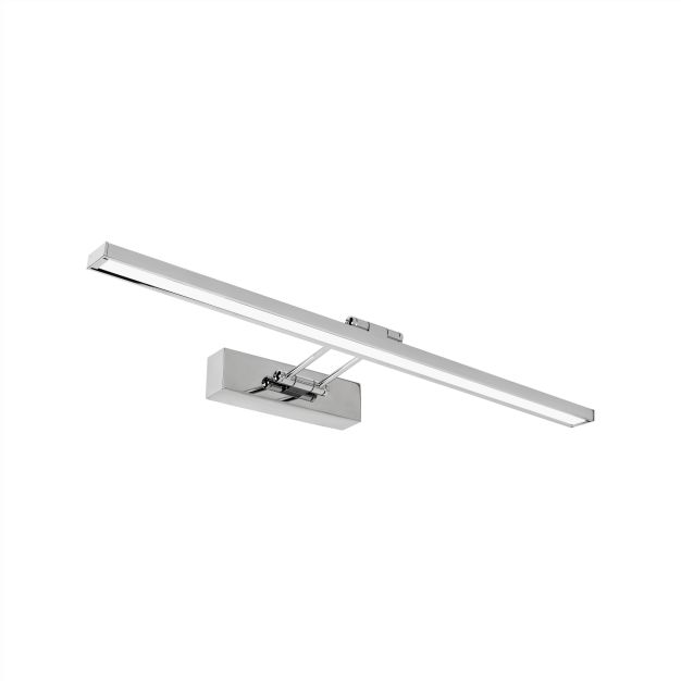 Nova Luce Rosa - miroir lumineux - 57 x 4,5 x 19 cm - 18W LED inclus - IP44 - chrome