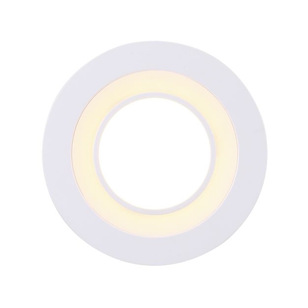 Nordlux Clyde 8 - spot encastré - Ø 82 mm, Ø 65 mm taille d'encastrement - 3 étapes fonction Moodmaker - 5,5W LED inclus - 2700K - blanc