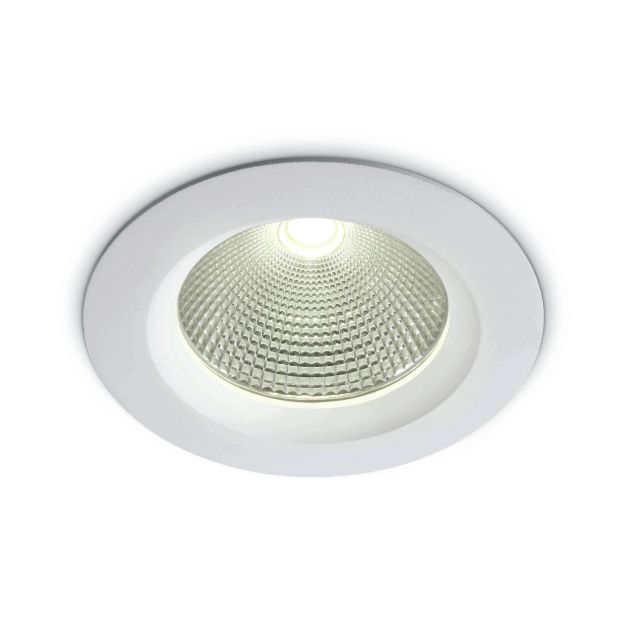 ONE Light COB Downlight Range - spot encastré - Ø 170 mm, Ø 145 mm encastré - 20W LED inclus - blanc - couleur de lumière blanche