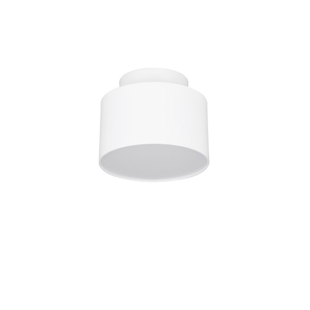 Nova Luce Ozen - plafonnier - Ø 11 x 8,8 cm - 16W LED inclus - blanc sablé