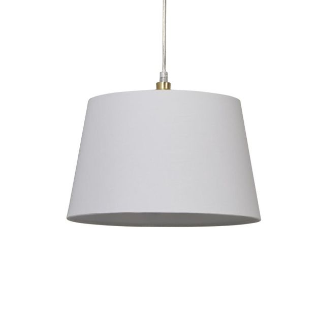 Abat-jour conique Clyde Searchlight - Ø 30 x 19 cm - blanc