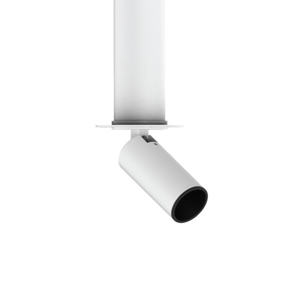 VK Lighting Coko - Spot encastré sans cadre avec rosace d'encastrement - Ø 3,5 x 7,3 cm - Ø 50 mm taille d'encastrement - 6W LED incl. - blanc