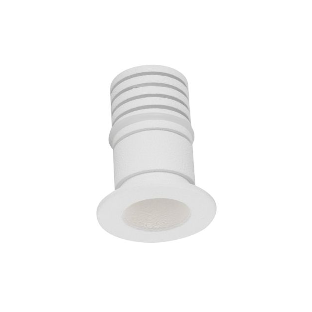 Nova Luce Tiny - spot à encastrer - Ø 22 mm, Ø 16 mm à encastrer - 1W LED inclus - IP44 - blanc