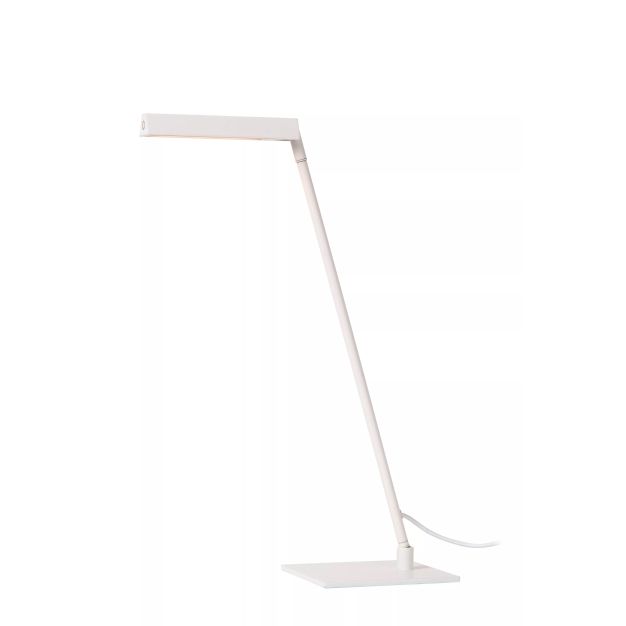 Lucide Lavale - lampe à poser - 27,2 x 13 x 42,3 cm - 3W LED avec fonction dimming inclus - blanc