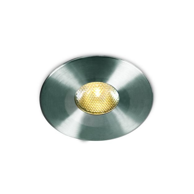 ONE Light Mini Range - spot à encastrer - Ø 46 mm, Ø 38 mm à encastrer - 3W LED inclus - IP65 - aluminium