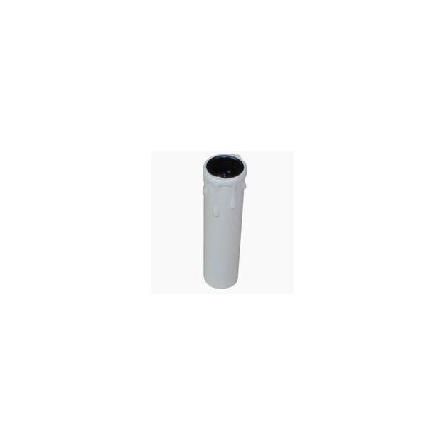 ETH - manchon pour bougie - 10 x 2,3 cm - blanc