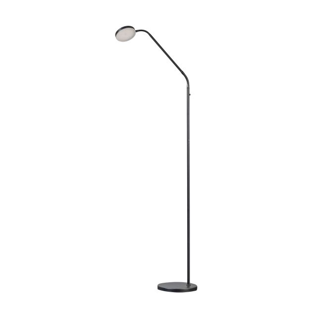 ETH Duuk - lampe de sol rechargeable - Ø 25 x 166 cm - LED 6W dimmable incl. - noir