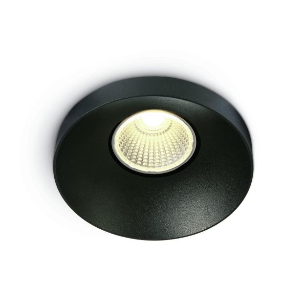 ONE Light 8W Range - spot encastré - Ø 81 mm, Ø 68 mm encastré - 8W LED inclus - noir