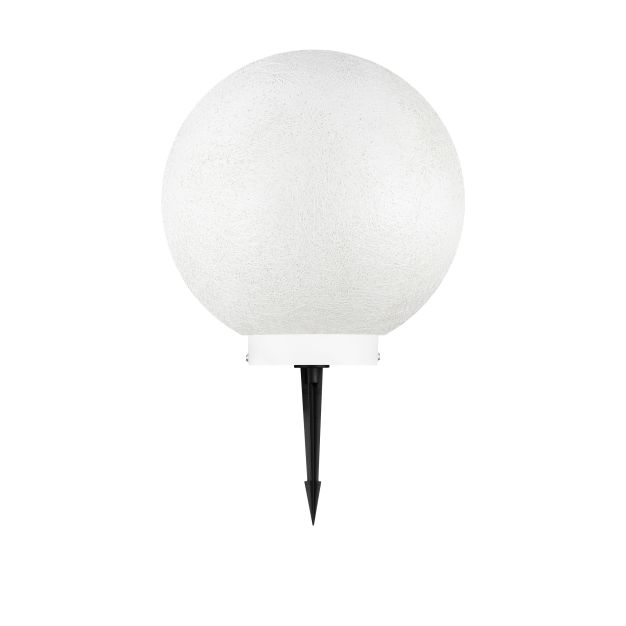 Nova Luce Moon - lampe de jardin sur pique - Ø 30 x 30 cm - IP65 - blanc
