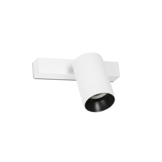 Faro Stan - spot en saillie 1L - 17,5 x 14,2 x 9,8 cm - blanc mat