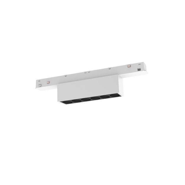 VK Lighting Eiva - système de rail magnétique - barre de rail - 11,5 x 2,15 x 4,7 cm - 6W LED inclus - Dimmable DALI - blanc