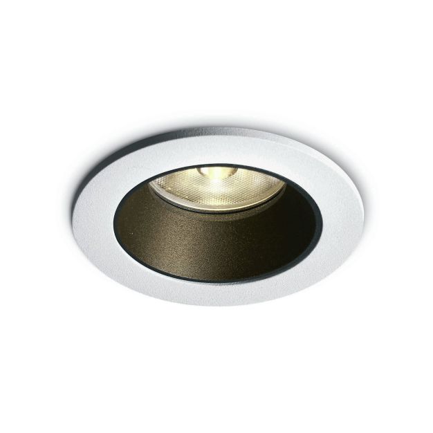 ONE Light COB Dark Light Range - spot encastrable - Ø 85 mm, Ø 76 mm encastrable - 7W LED inclus - blanc