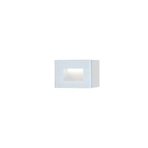Konstsmide Chieri – applique murale extérieure – 12 x 5,5 x 8 cm – 4W LED inclus – IP54 – blanc