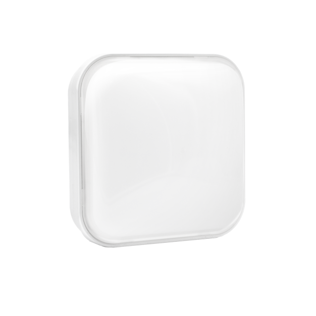 Century Italia Simply - lampe murale/plafonnier - 22 x 7,3 x 22 cm - 24W LED inclus - IP65 - blanc