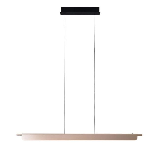 Maxlight Jo-Jo - lampe suspendue - 124 x 6 x 195 cm - 40W LED inclus - 2700K-5500K - or et noir