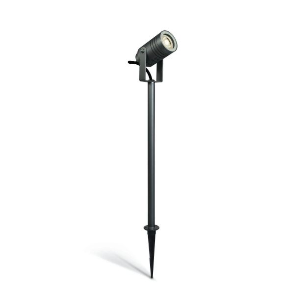 ONE Light GU10 Garden - spot au sol sur pointe - Ø 13,2 x 70 cm - IP65 - anthracite