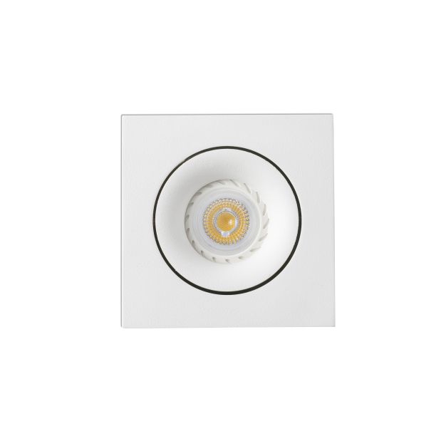 Faro Argon - spot encastré - 115 x 115 mm, 100 x 100 mm format encastré - blanc mat