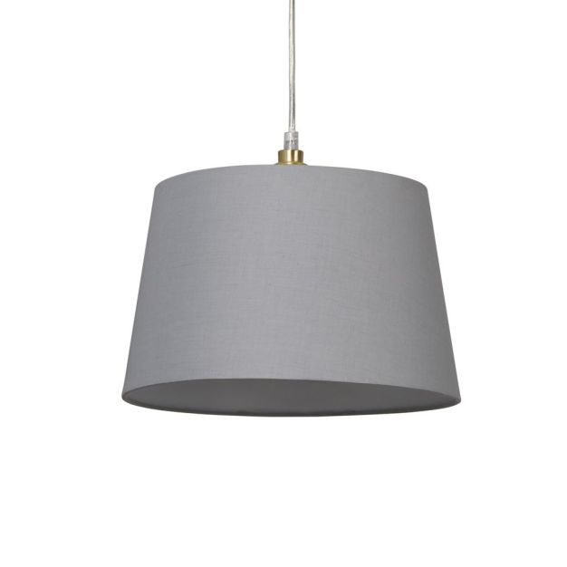 Abat-jour conique Clyde Searchlight - Ø 30 x 19 cm - gris
