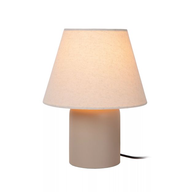 Lucide Macia - lampe à poser - Ø 20 x 27 cm - beige