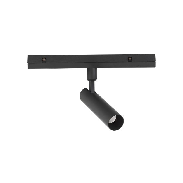 Nova Luce Aber - spot pour système de profilés magnétiques - 24, 5 x 19,6 cm - 10W LED dimmable inclus - noir sable