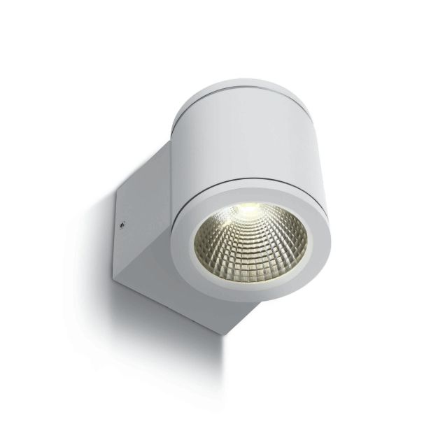 ONE Light Outdoor Wall Cylinders - applique murale extérieure - 8 x 10,6 x 9 cm - 6W LED inclus - IP54 - blanc