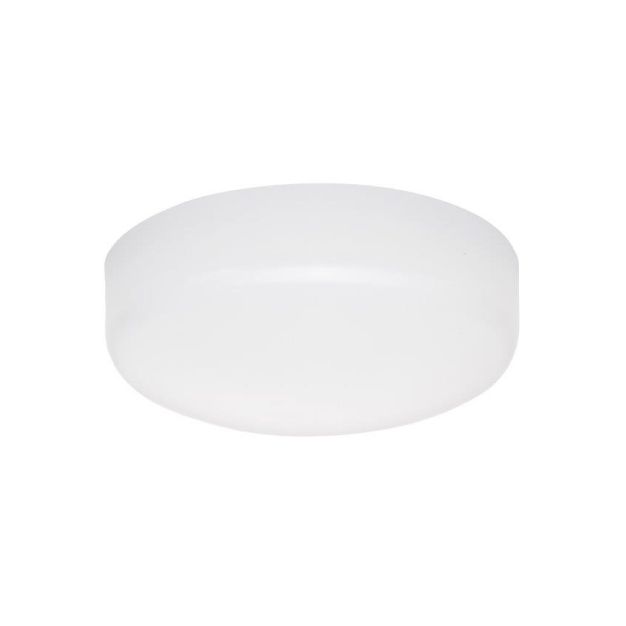 Nova Luce Dell - lumière pour ventilateur de plafond - Ø14 x 4,9 cm - 18W LED inclus - blanc