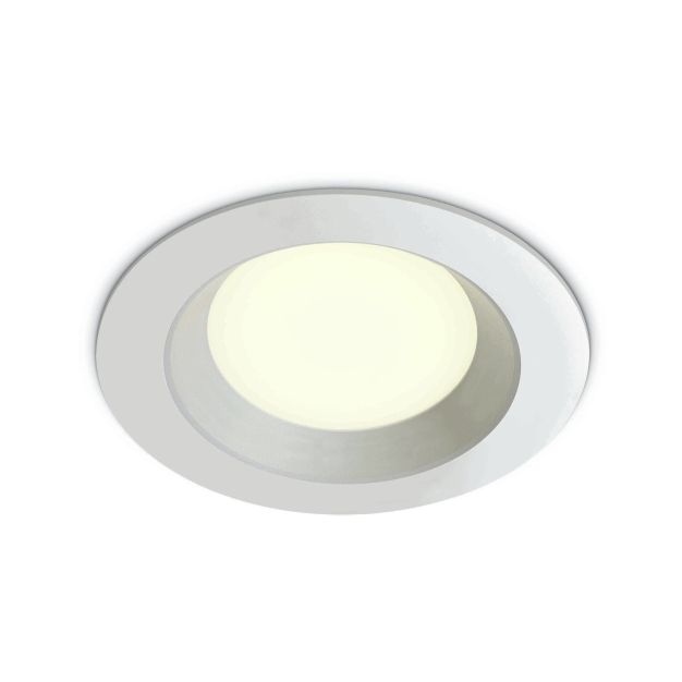 ONE Light - spot à encastrer - Ø 90 mm, Ø 68 mm encastré - 3W LED inclus - blanc - couleur de lumière blanche